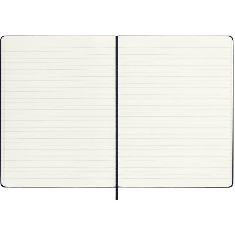 Moleskine XL Ruled Hard Notebook in Sapphire Blue image number 2